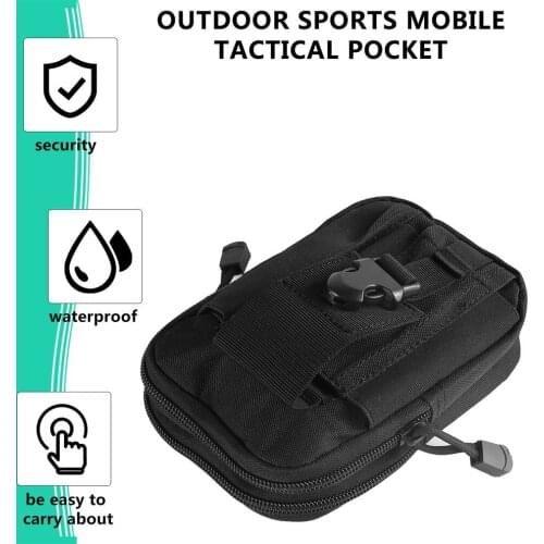 Men Outdoor Multifunctional Tactical Drop Oxford Cloth Bag Hiking Travel Tool Waist Pack Motorcycle Sports Hunting Ride Pack