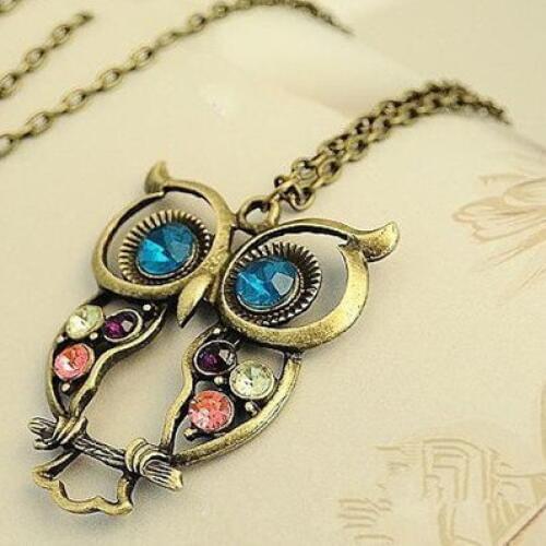 NEW Promotion Seconds Kill Trendy Women Pendant Necklaces A001 Fashion Hollow-out The Owl Necklace