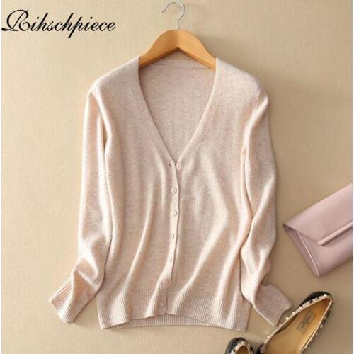 Rihschpiece Women's Cashmere Cardigans