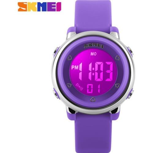 2018 Skmei Women Sport Watch Men Kids LED Digital Watch Jelly Silicone Divering Sports Watches Children Waterproof Wristwatch