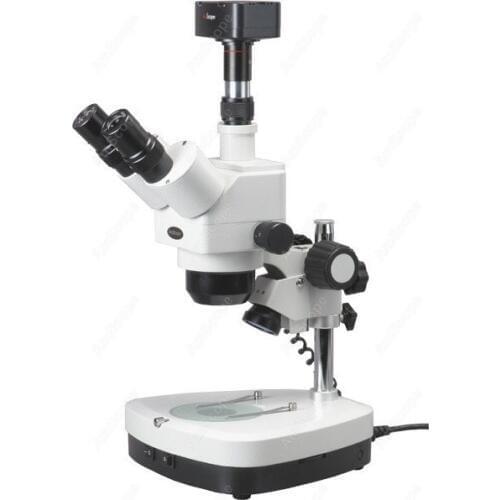 Stereo Microscope Dual Halogen--AmScope Supplies 10x-60x Stereo Zoom Microscope Dual Halogen + 10MP Digital Camera