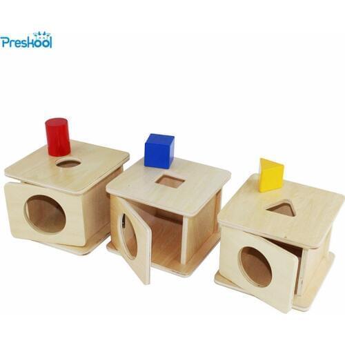 Montessori Infant Teaching aids kindergarten children wooden Toys baby preschool education fine training Puzzle toys 24 months