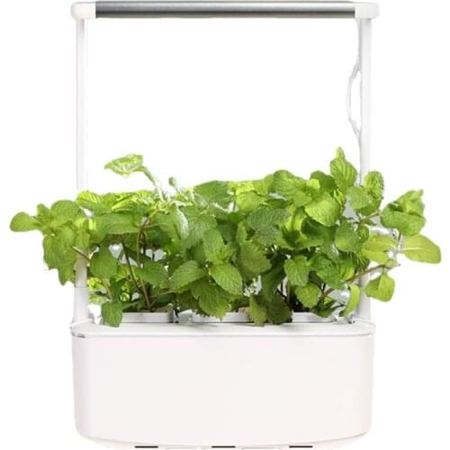Smart garden planter with LED grow light indoor hydroponic growing system vertical garden succulents flower plant pots