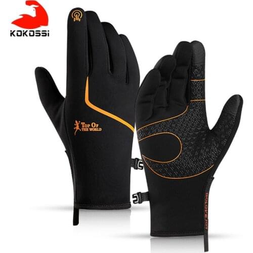 KoKossi Waterproof Winter Cycling Gloves Windproof Outdoor Sport Ski Gloves For Bike Bicycle Scooter Motorcycle Warm Glove
