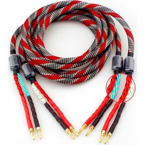 X-011 Upgraded Version of the Speaker Cable Imported Antique Power Amplifier Cable Oxygen-free Copper Audio Cable