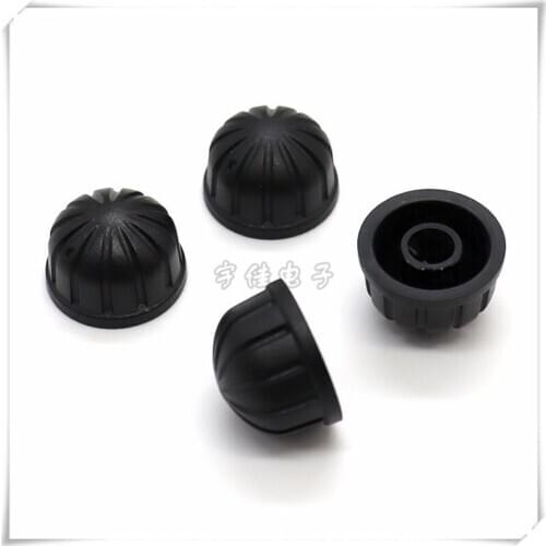 10 Piece 19.5mm*12.5mm Hemispherical Plastic Knob Flower Shaft/Half Shaft Potentiometer Knob Cap