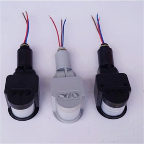 2PCS/LOT New Motion Sensor Light Switch Outdoor AC 220V Automatic Infrared PIR Motion Sensor Switch for LED Light