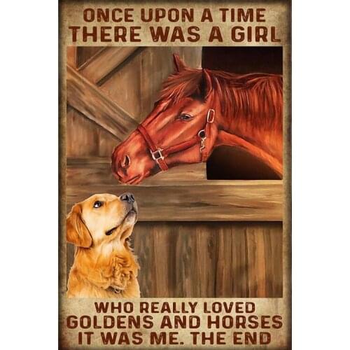 5D DIY Diamond Painting a Dog and a Horse Full Drill Embroidery Cross Stitch Mosaic Home Decor Craft Kit Needlework Gift