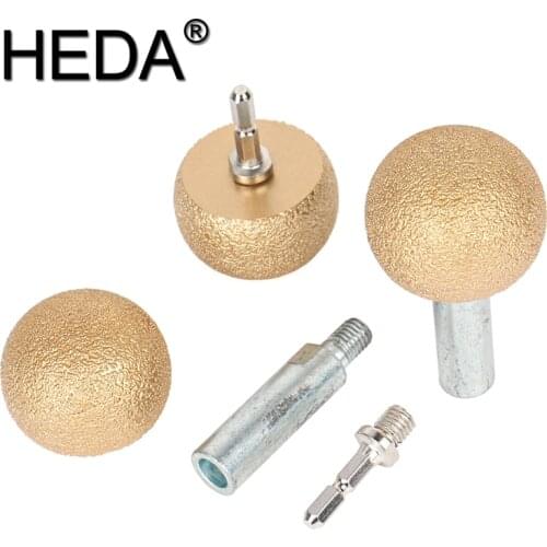 Diamond Brazed Grinding Head Abrasive Tools Cobblestone Inner Arc Circular Grinding Tool Engraving Tool Brazed Mushroom Head