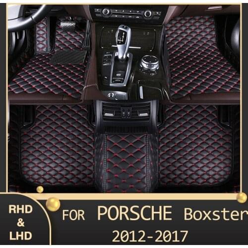 MIDOON Car floor mats for Porsche Boxster 2012 2013 2014 2015 2016 2017 Custom auto foot Pads automobile