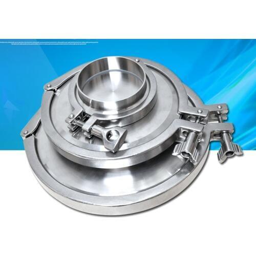 Free shipping 6'' 159MM OD Sanitary TriClamp Ferrule + End Cap + Tri Clamp + Silicon Gasket