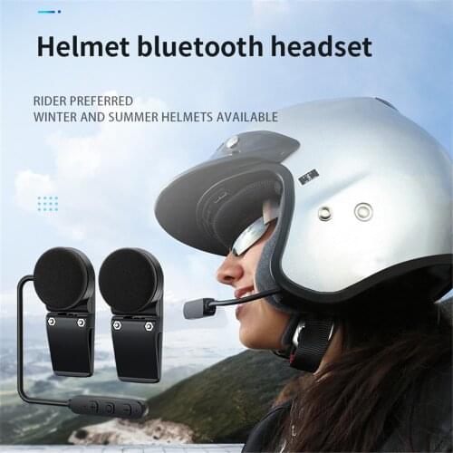 Bluetooth Helmet Headset BT 5.0 Motorcycle Stereo Handsfree Headphones Wireless MP3 Music Player Earphones