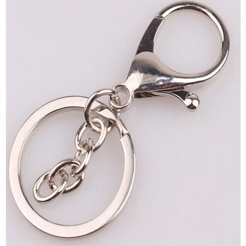 5pcs/lot Silver/Bronze/ Gold color Alloy Key Chains Key Rings Keyrings Split Keychain DIY Jewelry Material Findings Wholesale