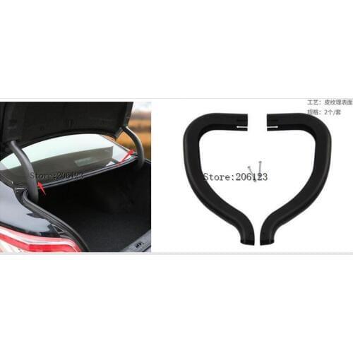 Black ! For Nissan Teana / Altima 2013 - 2017 Plastic Rear Trunk Hinged Protective / Support Bar Cover Kit Trim Cover Trim
