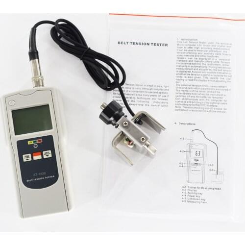 AT-180B Digital portable Belt Tension Meter Gauge Mainly use for automotive belt tension measurement