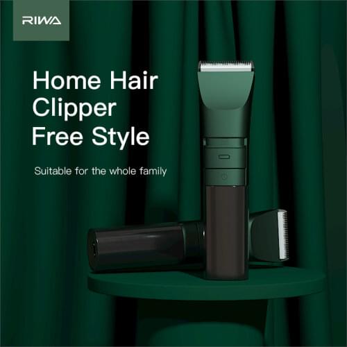 Electric Hair Clipper Rechargeable Hair Trimmer IPX7 Waterproof Titanium Ceramic Blade Hair Cutting Machine LED Display for Men