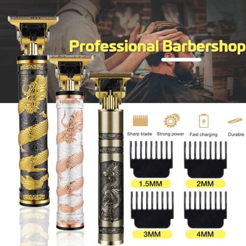 Electric Hair Clippers,Grooming Cordless Close Cutting T-Blade Trimmer 0mm Baldheaded Hair Clipper Zero Gapped Detail Hair