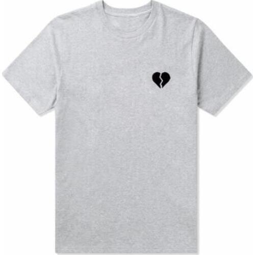 HEARTBREAK Printed T-Shirt Casual t shirts Fashion Clothing Short Sleeve Tees Womens Tops White/Black/Gary Tumblr TSHIRT
