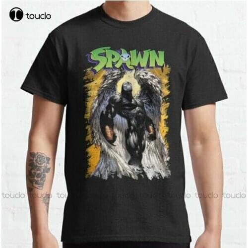 New Spawn Classic Black T-Shirt Unisex Men Women Cotton Tee Shirt S-5Xl