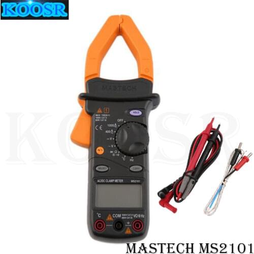 MASTECH MS2101 Handheld Digital multimeter Auto Range AC DC Capacitance Resistance Current frequency Voltage Clamp Meter