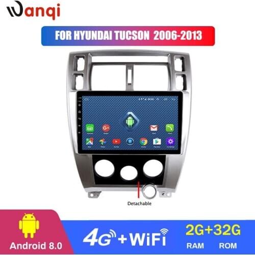 4G Lte All Netcom 2.5D HD Android 8.0 Car radio Multimedia player For Hyundai Tucson 2006-2013 GPS Navigation
