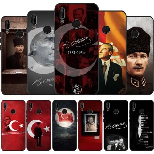 Turkey Galatasaray Mustafa black soft Phone Case for huawei P40 P30 P20 P10 Pro lite P9 Lite nova 4E 6SE Psmart 2019 Y6 9 Prime