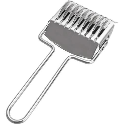 Stainless Steel Spaghetti Pasta Noodle Cutter Maker Dough Cutter Roller Kitchen Cutting Tool