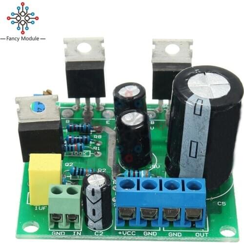 Mini TIP41C 1 CH Mono Channel Amplifier Assemble Board Pure Class A Sealed Multi-turn Adjustable Resistor New Boards Module