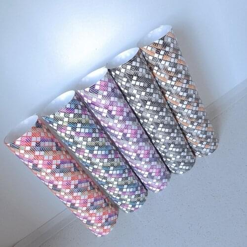 One Sheet Grid Celebrate Festival Design Shirt Iron DIY Heat Transfer Vinyl Film 25x30.5cm