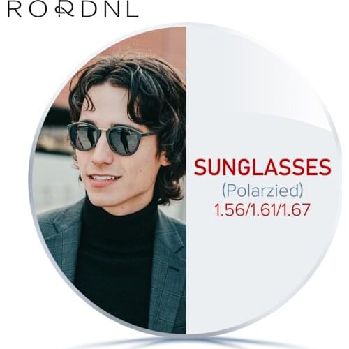 Polarized Prescription Sunglasses Lens Custom 1.56 1.61 1.67 Optical Myopia Hyperopia Glasses Lenses Aspheric CR-39 Resin UV400