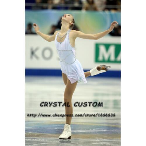 Professional Custom Figure Skating Dresses Girls Graceful New Brand Ice Skating Dresses For Competition Crystal DR3839