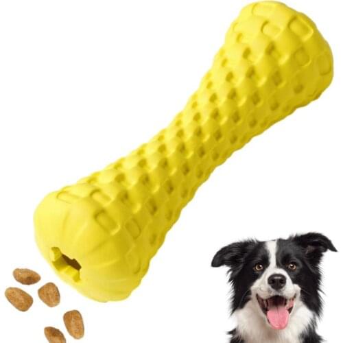 Rubber Dog Toy Teeth Cleaning Molar Stick Chewing Slow Food Pet Leaking Food Toy Pet Supplies