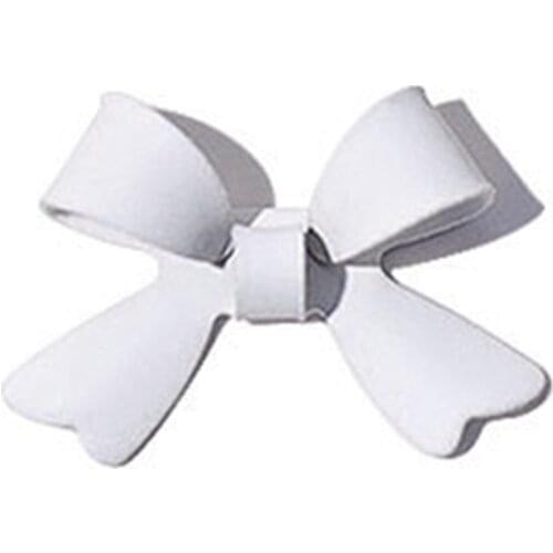 Stereo Paint Butterfly Red Streamer Alloy Bowled Nail Art DIY Metal Accessories G99E