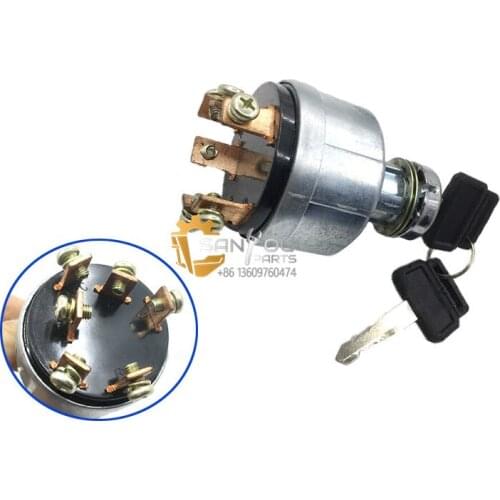 Ignition Switched on for DH220-7 DH220-5 Daewoo Doosan Excavator 549-00110A 2549-1152 Starter Switch