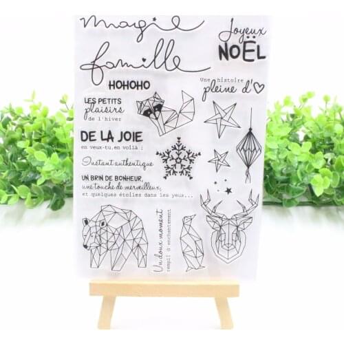 Winter words Clear Silicone Stamps for DIY Scrapbooking/Card Making/Kids Christmas Decoration Supplies Popular A1010