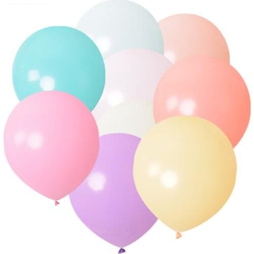 100pcs 12 Inch Macaron Color Latex Balloon Wedding Room Layout Birthday Supplies Wedding Decoration Balloon Party Decoration