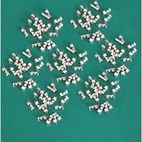 100pcs XH2.54 DuPont line terminal reed cold head connector, pin connector, pressure line mother copper 100