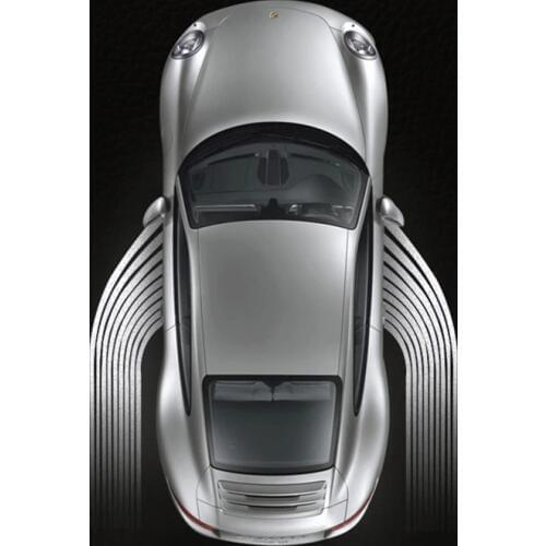 2pcs Universal Car Welcome Light LED Angel Wings Logo Ghost Shadow IP68 Waterproof 12V 24V for BMW Mercedes Ford VW etc