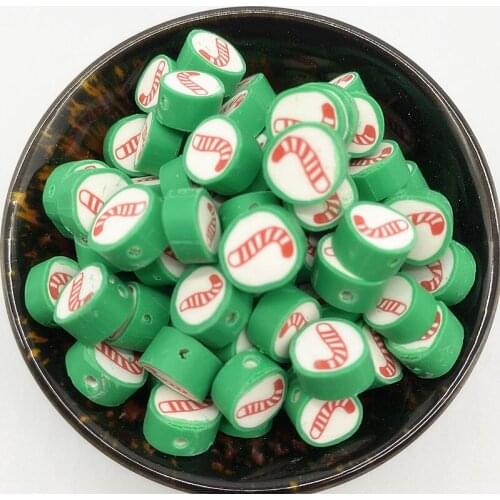 30pcs/Lot 10mm Mixed Colors LOVE Shape Clay Spacer Beads Polymer Clay Beads For Jewelry Making DIY Handmade Accessories #24