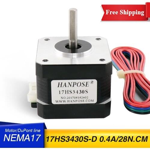 Nema17 Stepper Motor 2800g.cm 42BYGH motor 17HS3430S For 3D Printer Step Motor for cnc