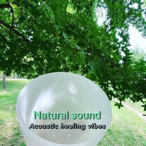 9" crystal singing bowl note c root chakra for meditation healing