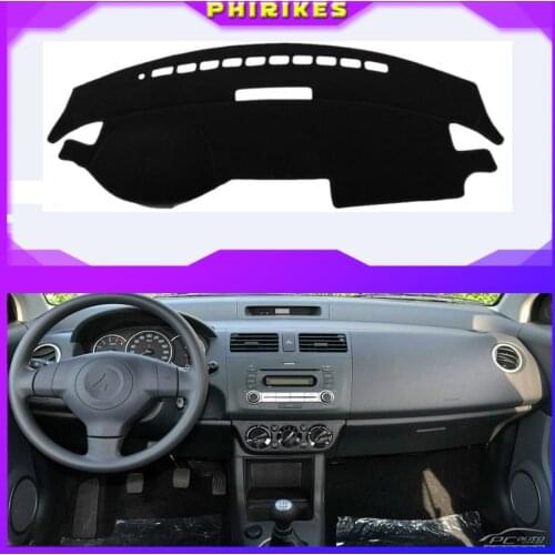 For Suzuki Swift Sport 2005-2009 2010 Right and Left Hand Drive Car Dashboard Covers Mat Shade Cushion Pad Carpets Accessories