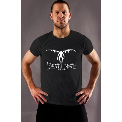 Death Note Shinigami Ryuk Graphic T Shirt Men Funny Vintage T-Shirt Cool Japanese Anime Tshirt Casual Cotton Top Tee Male