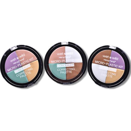 HengfangWomen Face Base Foundation 4 Color Concealer Girl Long Lasting Whitening Powder Makeup Supplies