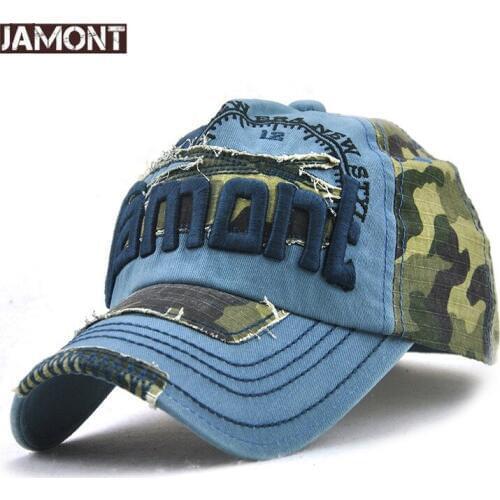 JAMONT sports cap Baseball Cap Men Snapback Women Hat Camouflage Casual Caps Embroidery Letter Fitted Hat Casquette Gorras
