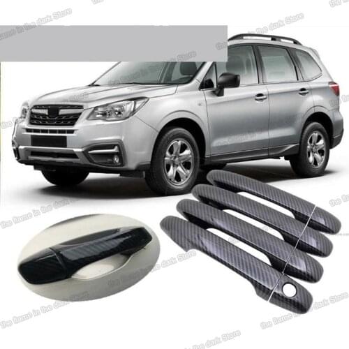 Lsrtw2017 Car Door Handle Cover Trims Protector for Subaru Forester 2013 2014 2015 2016 2017 2018 Sj Accessories Auto Styling