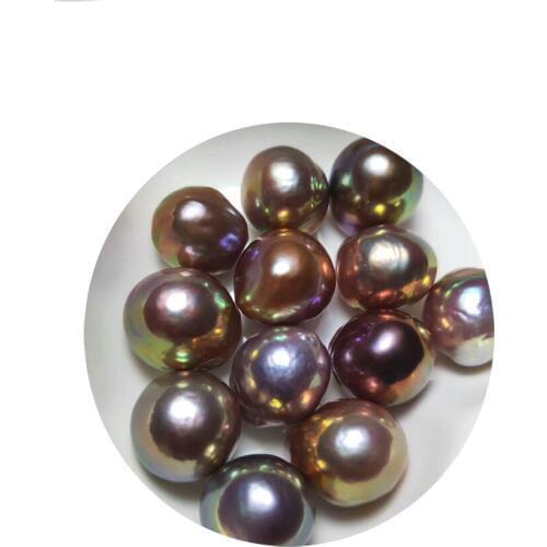 MADALENA SARARA AA+ Irregular Freshwater Pearl Baroque Purple Pearl Naked For Diy Jewelry Making