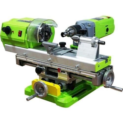 Small DIY Woodworking Mini Lathe, Miniature Polishing Bucket Bead Ball Machine, Bead Lathe