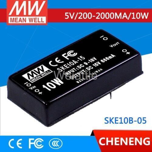 MEAN WELL original SKE10B-05 5V 2000mA meanwell SKE10 5V 10W DC-DC Regulated Single Output Converter