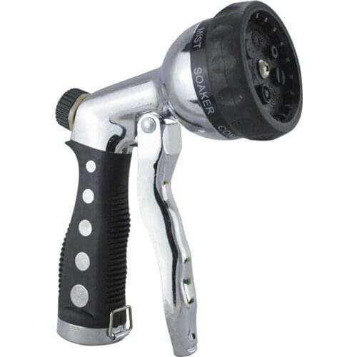 Function Multi-stage High Pressure Car Wash Zinc Alloy Water Gun Spray Garden ing Flowers Quality Metal